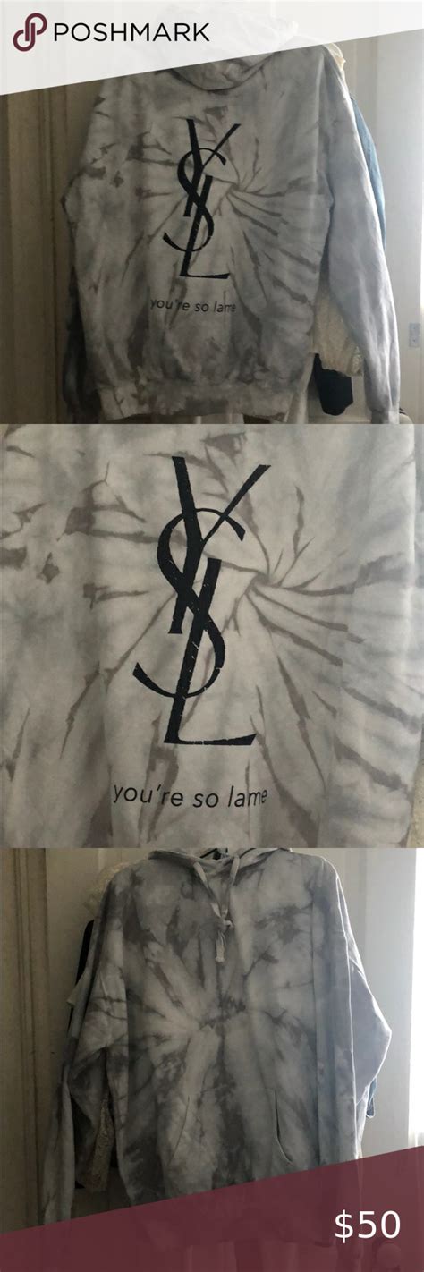 ysl you're so lame|The Mayfair Group X Ysl Youre So Lame Black Hoodie .